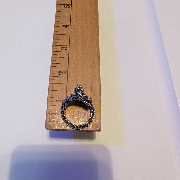 Fashion Dragon Head Pattern Wrap Open Ring - Picture 7 of 13